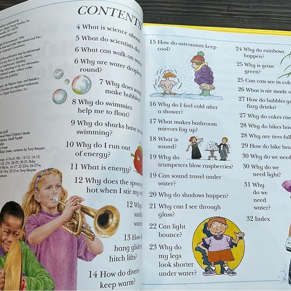 Vintage Set of 4 Reader’s Digest I Wonder Why Children’s Book Series 1990’s - Picture 10 of 16